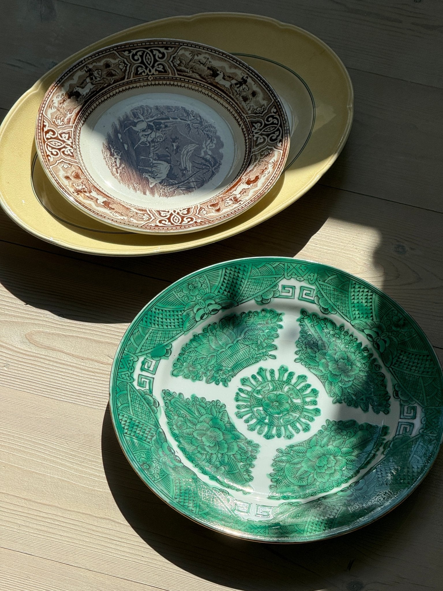 Green wall plate - NEROLI