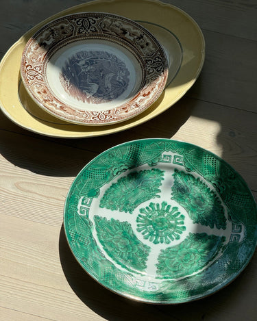 Green wall plate - NEROLI