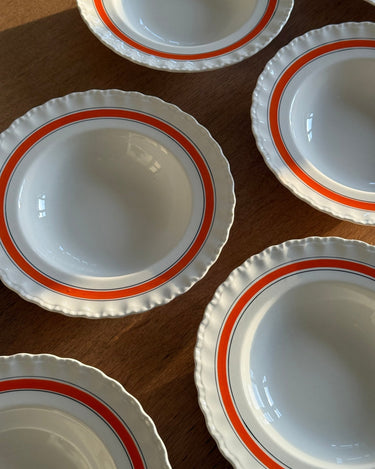 Grindley pasta plates (7 pcs) - NEROLI