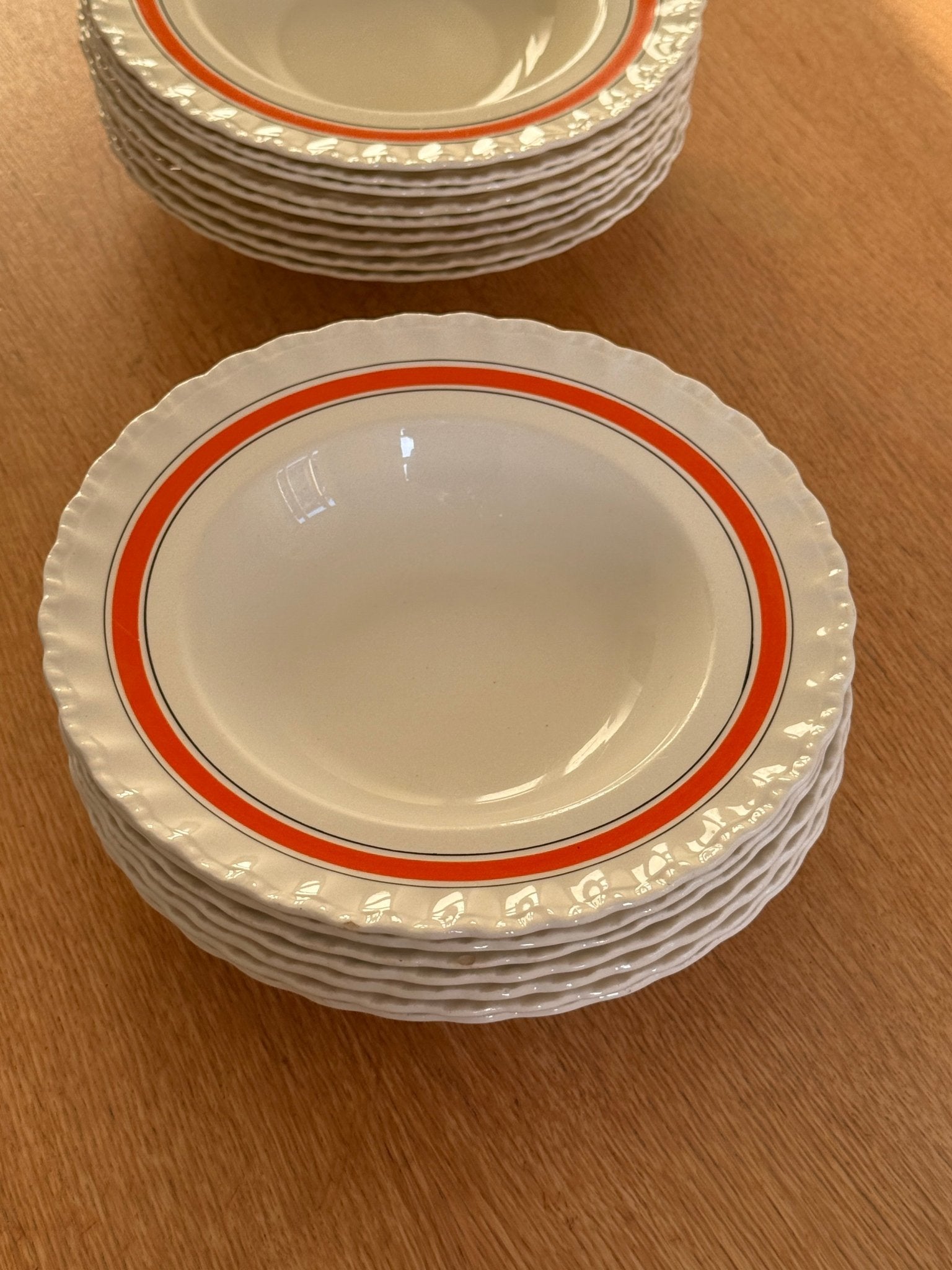 Grindley pasta plates (7 pcs) - NEROLI