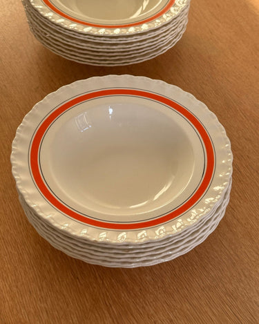 Grindley pasta plates (7 pcs) - NEROLI