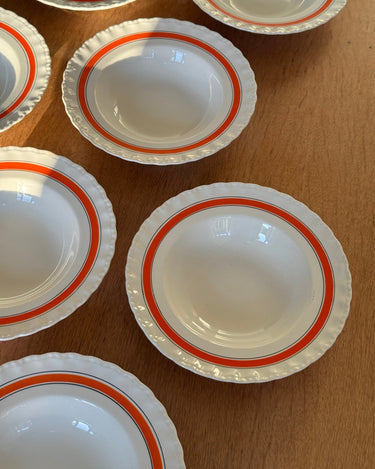 Grindley pasta plates (7 pcs) - NEROLI