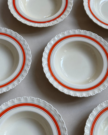 Grindley pasta plates (9 pcs) - NEROLI