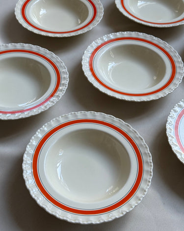 Grindley pasta plates (9 pcs) - NEROLI