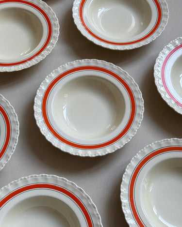 Grindley pasta plates (9 pcs) - NEROLI