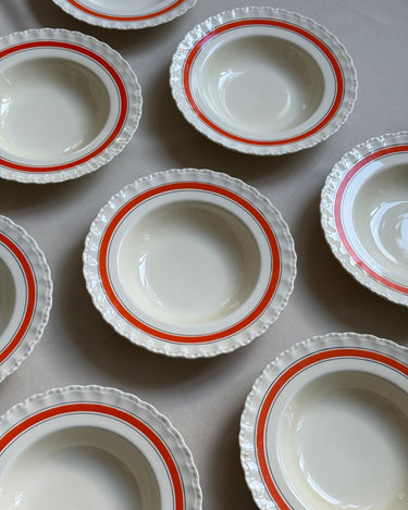 Grindley pasta plates (9 pcs) - NEROLI