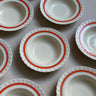 Grindley pasta plates (9 pcs) - NEROLI