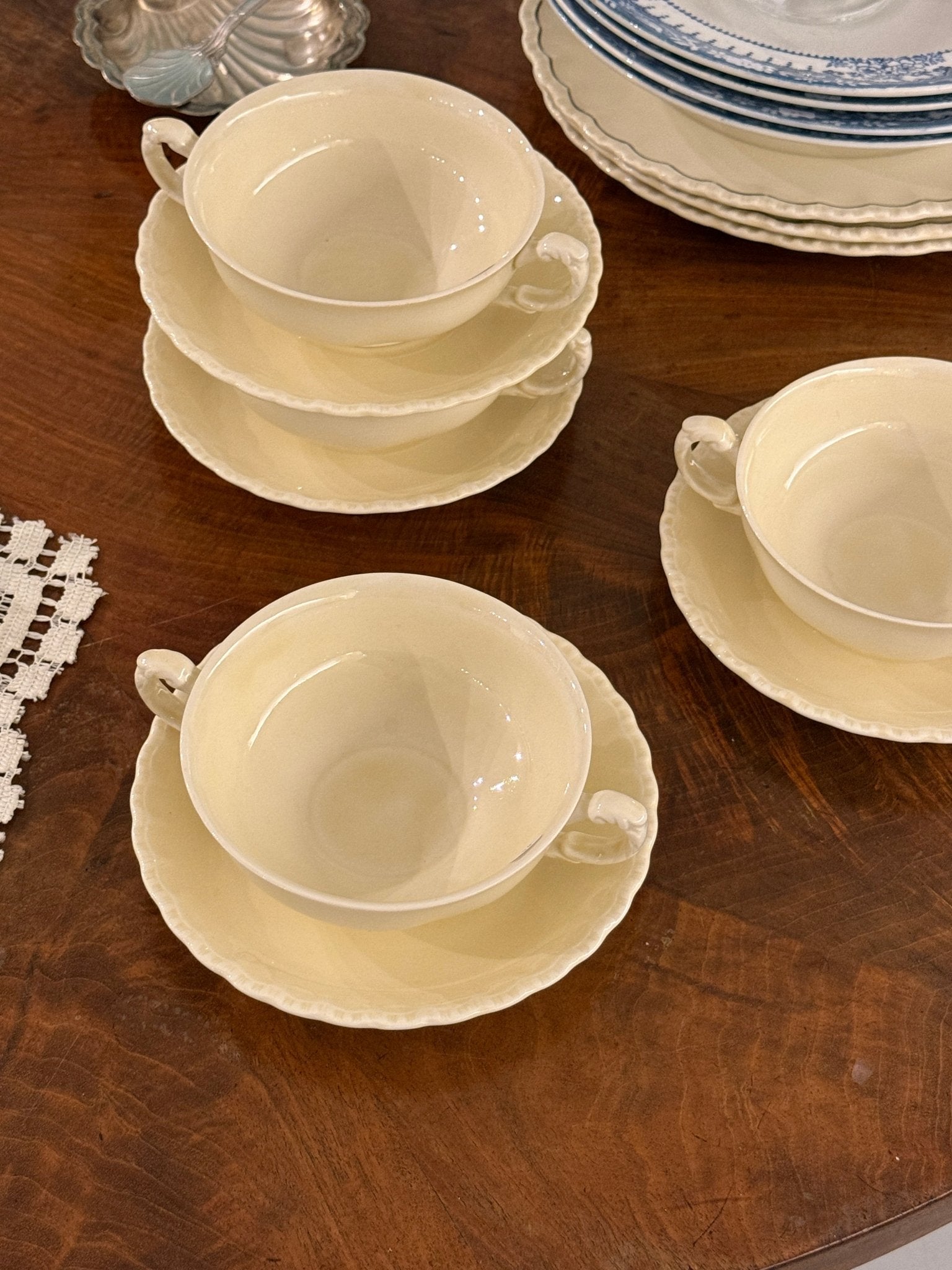 Grindley tea cups (2 sets) - NEROLI
