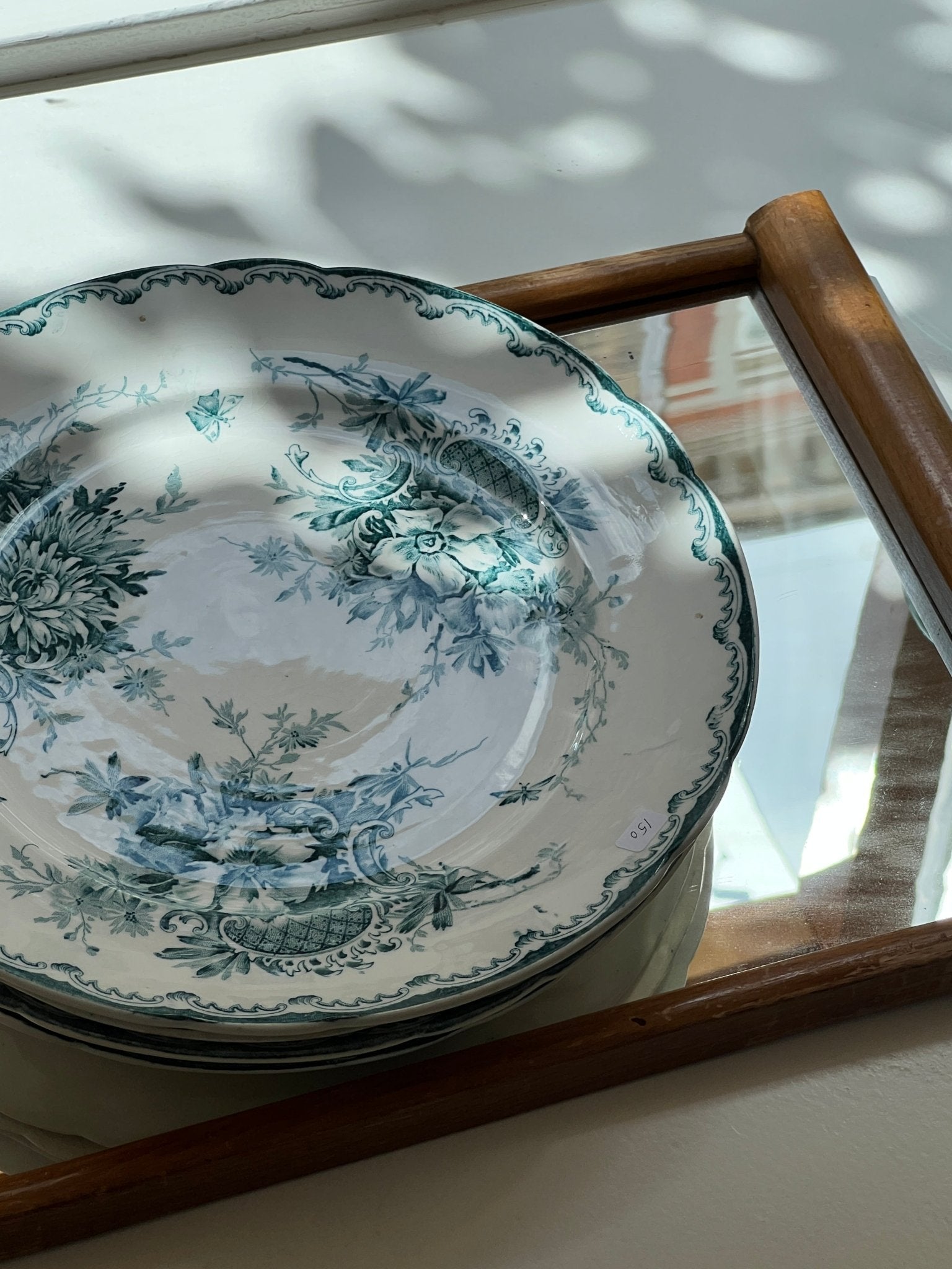 Gröna Anna dinner plates (4 pcs) - NEROLI