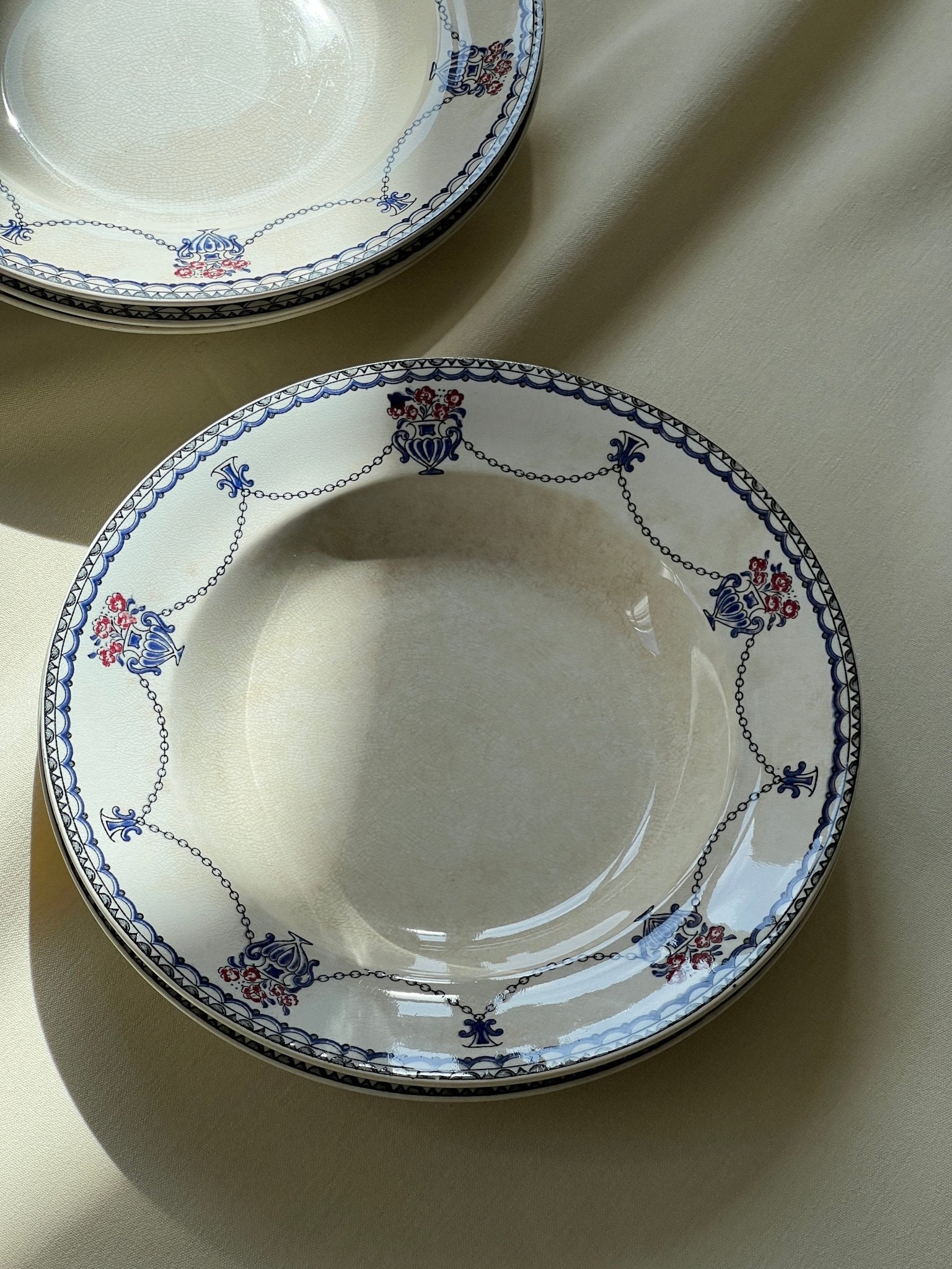 Gustafsberg pasta plates (5 pcs) - NEROLI