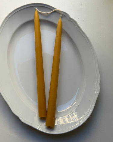 Hand-dipped beeswax candles (set of 2) - NEROLI