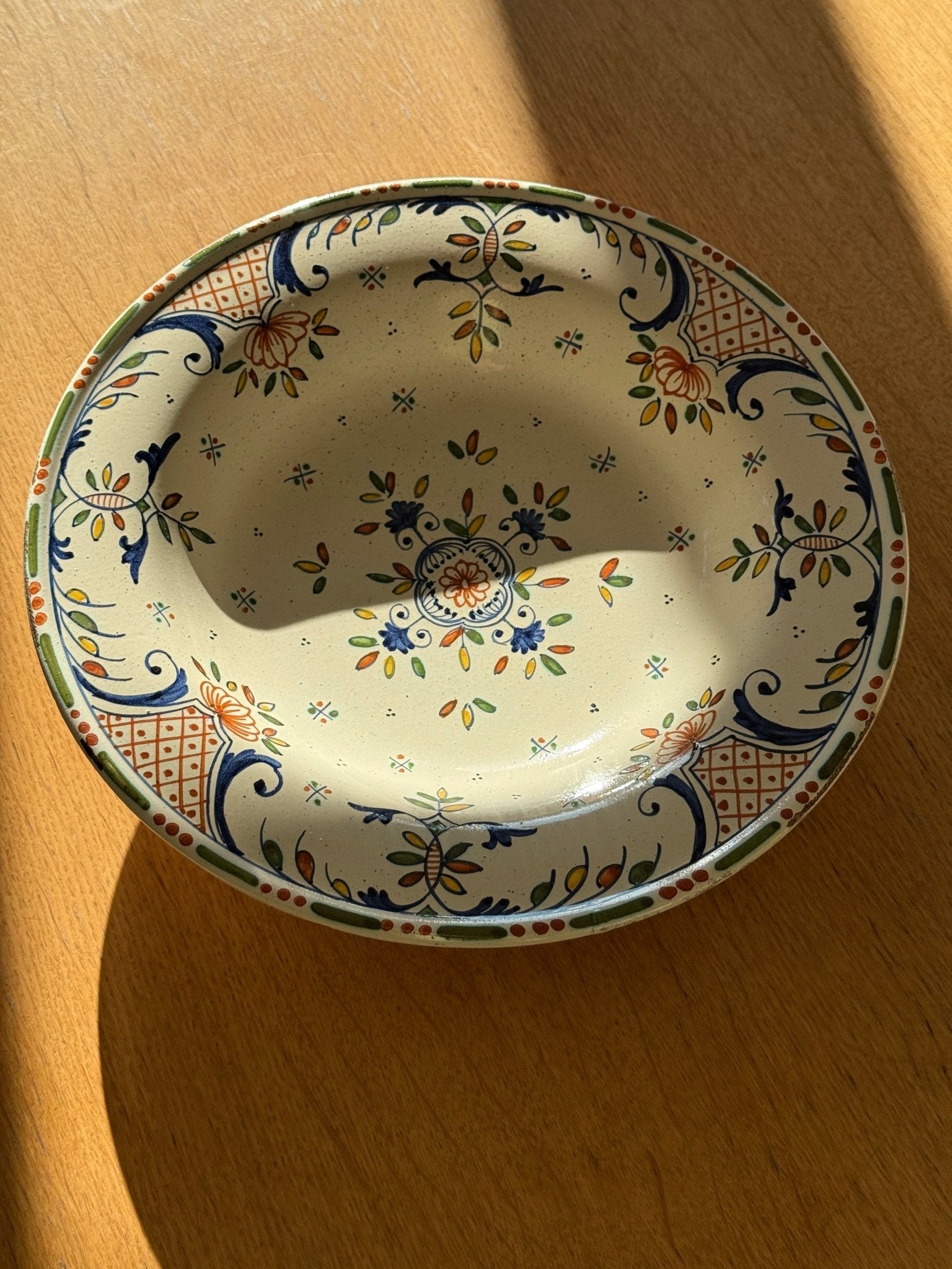 Handpainted ceramic bowl - NEROLI