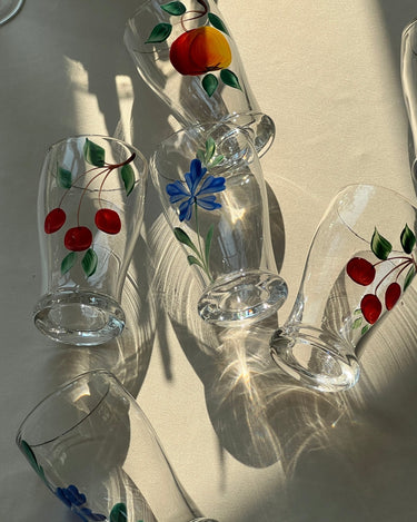 Handpainted glasses - NEROLI