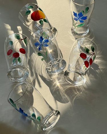 Handpainted glasses - NEROLI