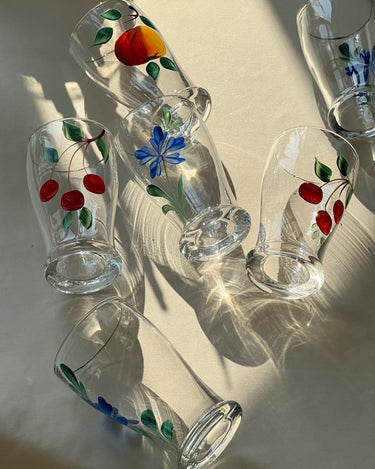 Handpainted glasses - NEROLI