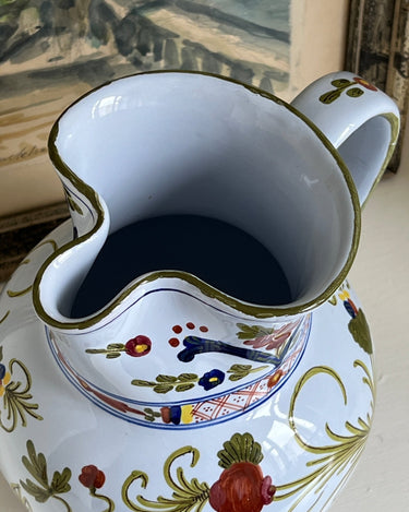 Handpainted pitcher - NEROLI