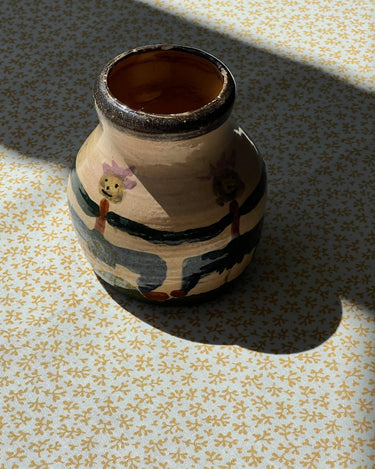 Handpainted vase - NEROLI