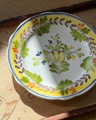 Handpainted wall plate - NEROLI