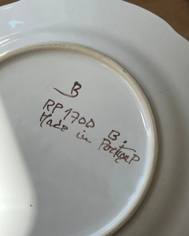 Handpainted wall plate - NEROLI