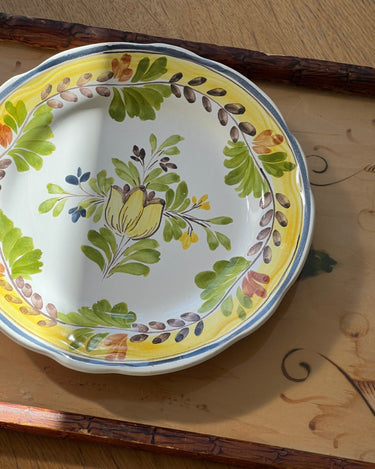 Handpainted wall plate - NEROLI