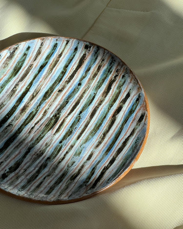 Handpainted wall plate - NEROLI