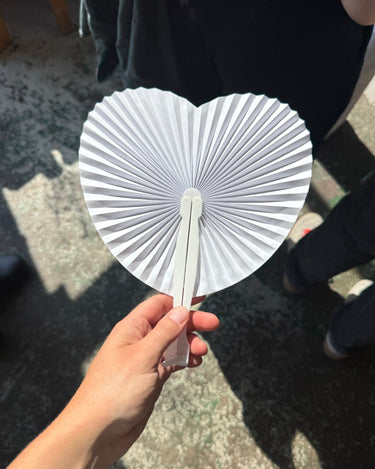 Heart-shaped fan - NEROLI