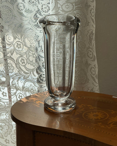 Heavy glass vase - NEROLI