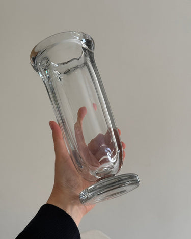 Heavy glass vase - NEROLI