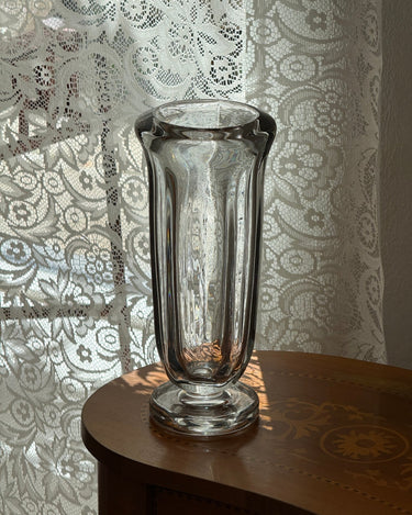 Heavy glass vase - NEROLI