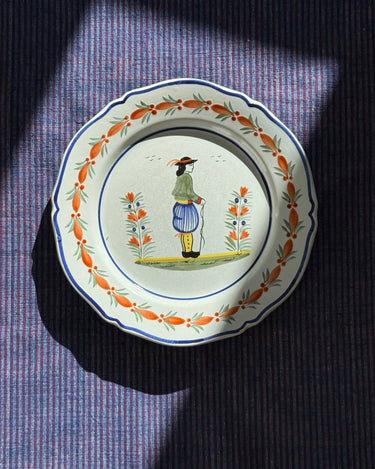 Henriot Quimper plate - NEROLI