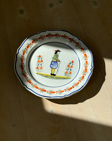 Henriot Quimper plate - NEROLI