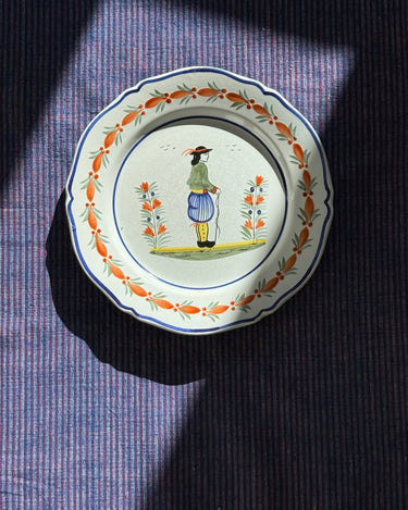 Henriot Quimper plate - NEROLI