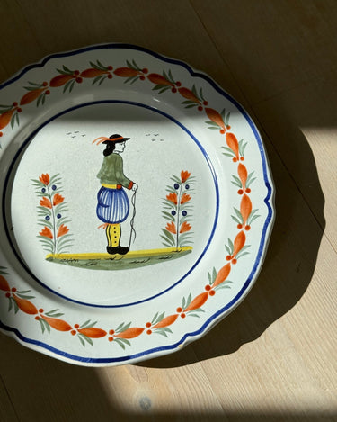 Henriot Quimper plate - NEROLI