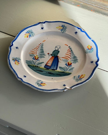 Henriot Quimper wall plate - NEROLI