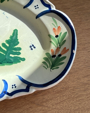 Henriot Quimper wall platter - NEROLI