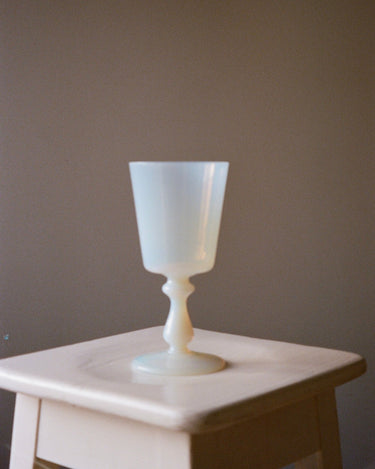 Iridescent opaline vase - NEROLI