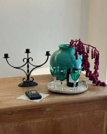 Iron candelabra - NEROLI