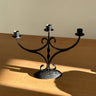 Iron candelabra - NEROLI