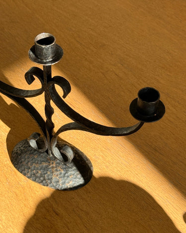 Iron candelabra - NEROLI
