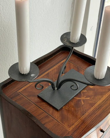 Iron candelabra - NEROLI