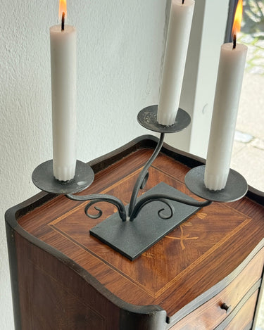 Iron candelabra - NEROLI