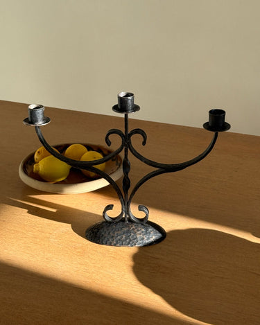 Iron candelabra - NEROLI