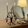 Iron candelabra - NEROLI