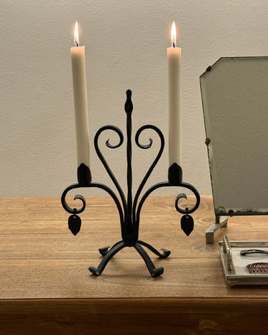 Iron candelabra - NEROLI