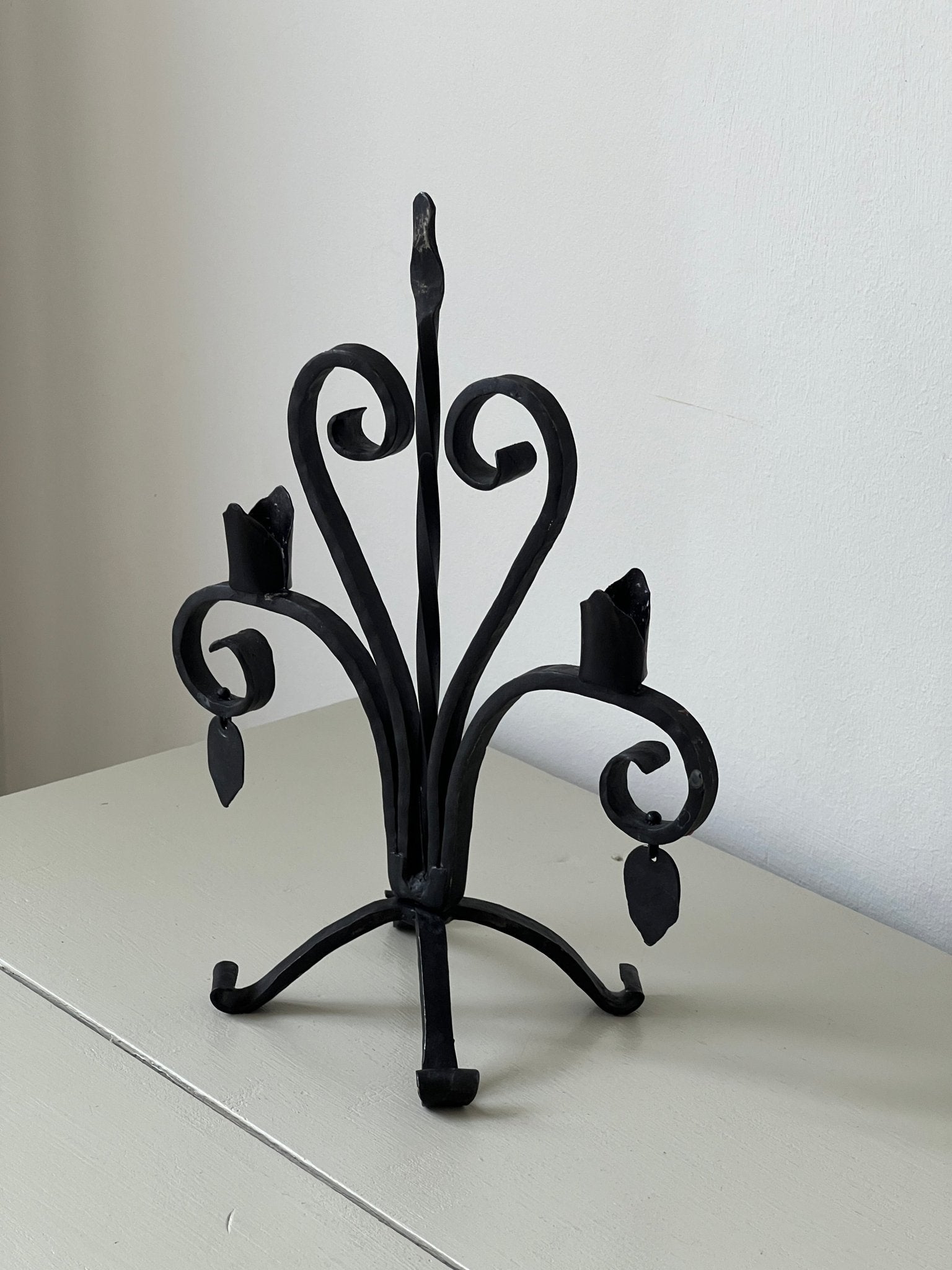 Iron candelabra - NEROLI