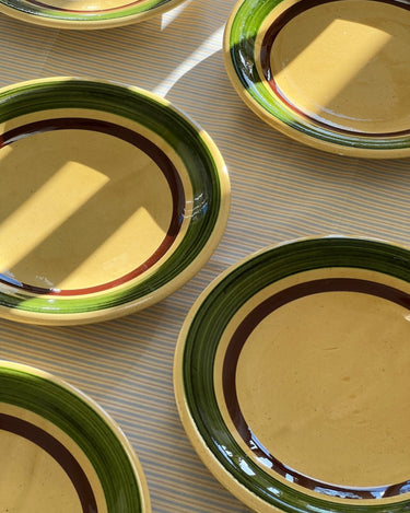 Italian dinner plates (5 pcs) - NEROLI
