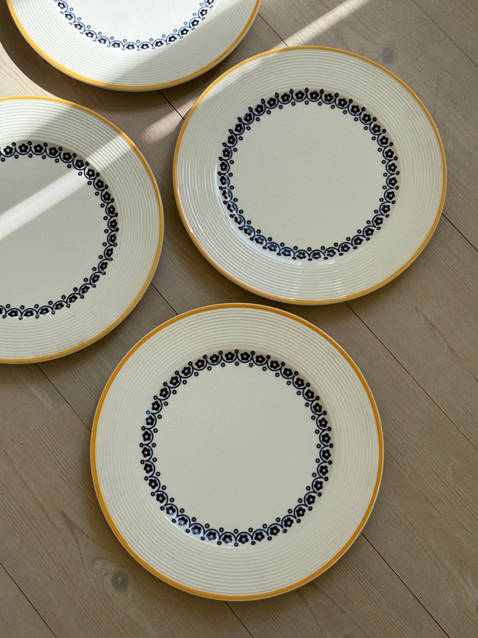 Italian dinner plates (6 pcs) - NEROLI