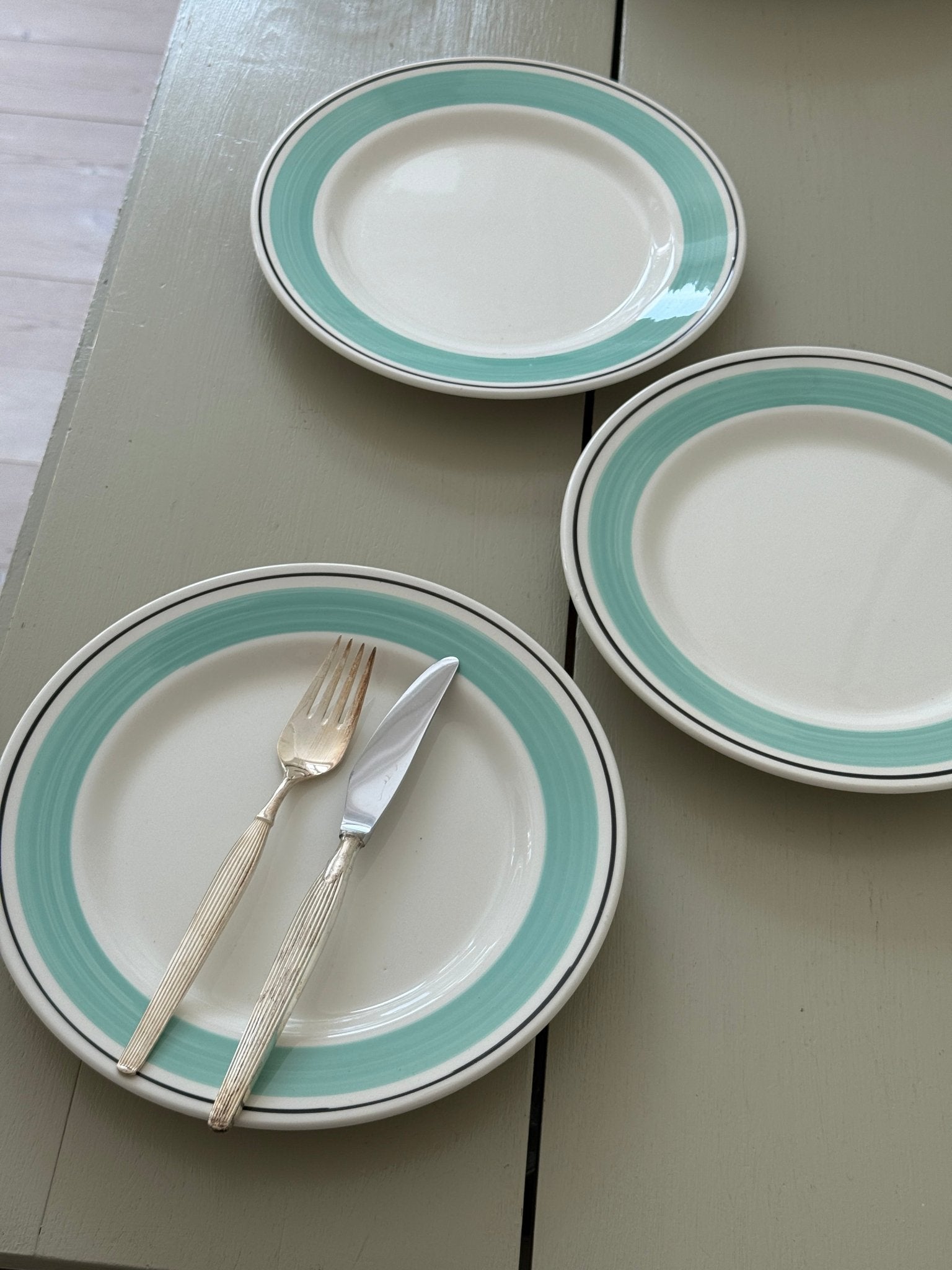 Italian dinner plates (6 pcs) - NEROLI