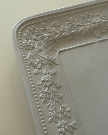 Italian floral platter - NEROLI