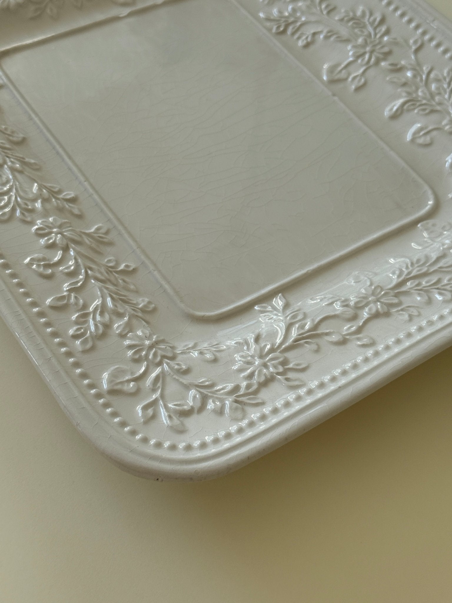Italian floral platter - NEROLI